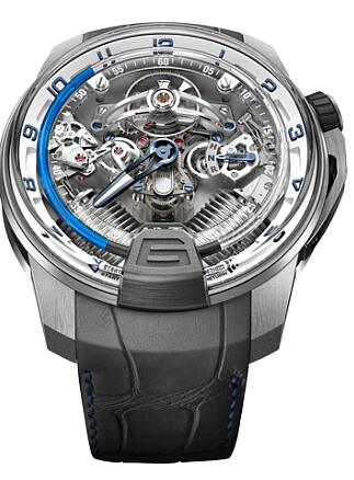 HYT 248-TW-OO-BF-RA H2 TITANIUM & WHITE GOLD BLUE Replica watch